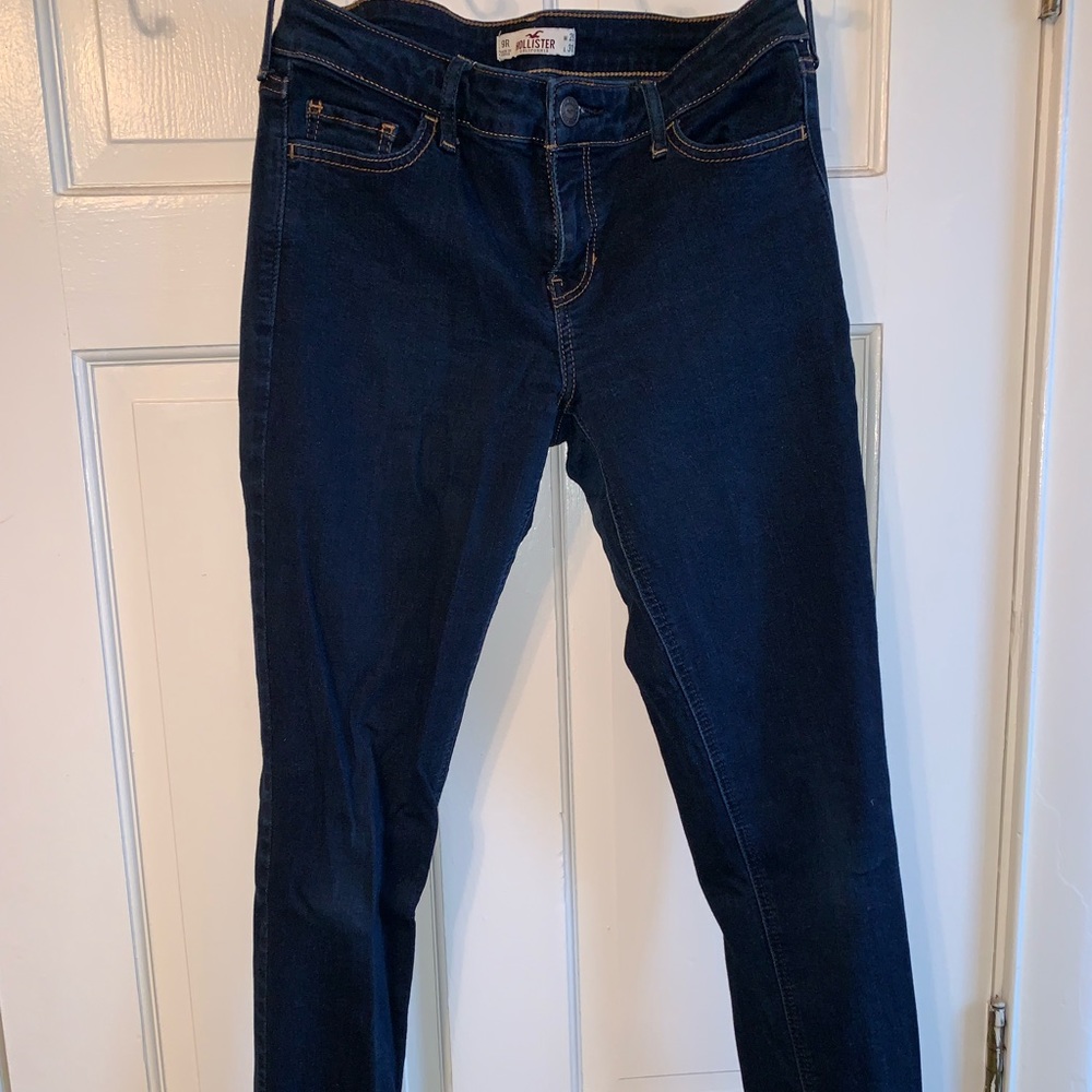 Hollister denim skinny jeggings size 9 used